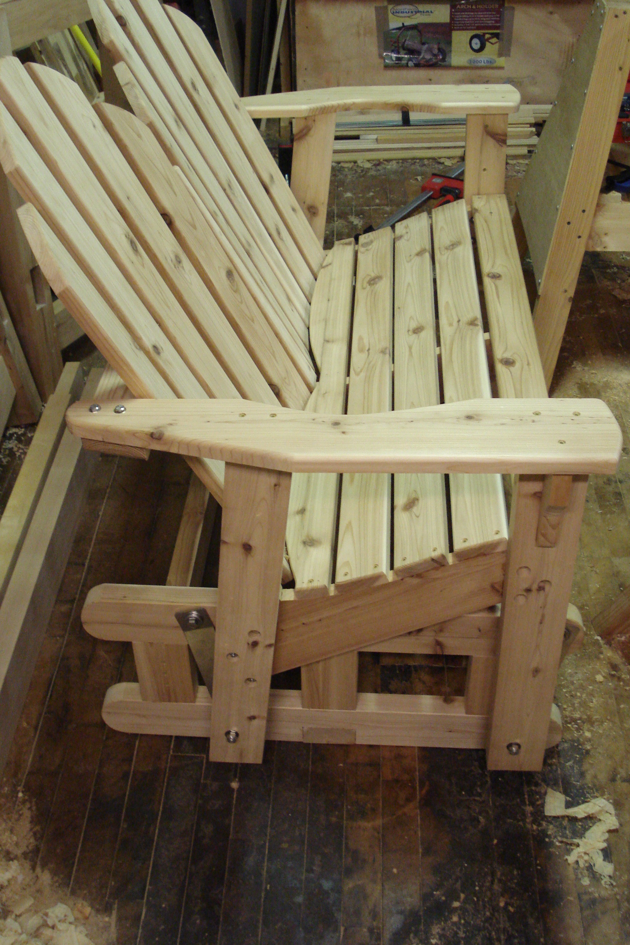 Wooden Free Wood Glider Bench Plans PDF Plans
